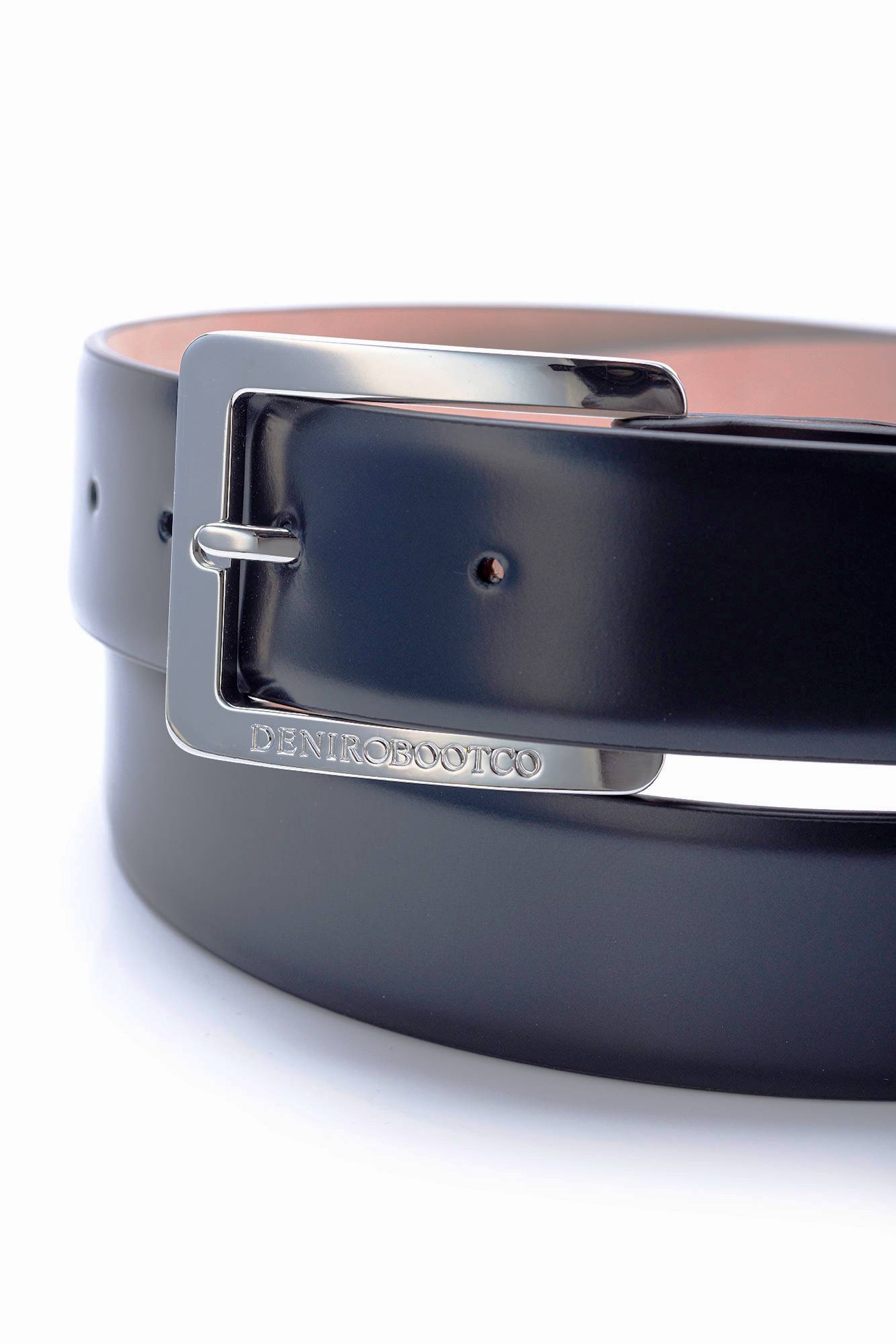 De Niro Belt Brushed Blue Navy 00U H30 — view 2