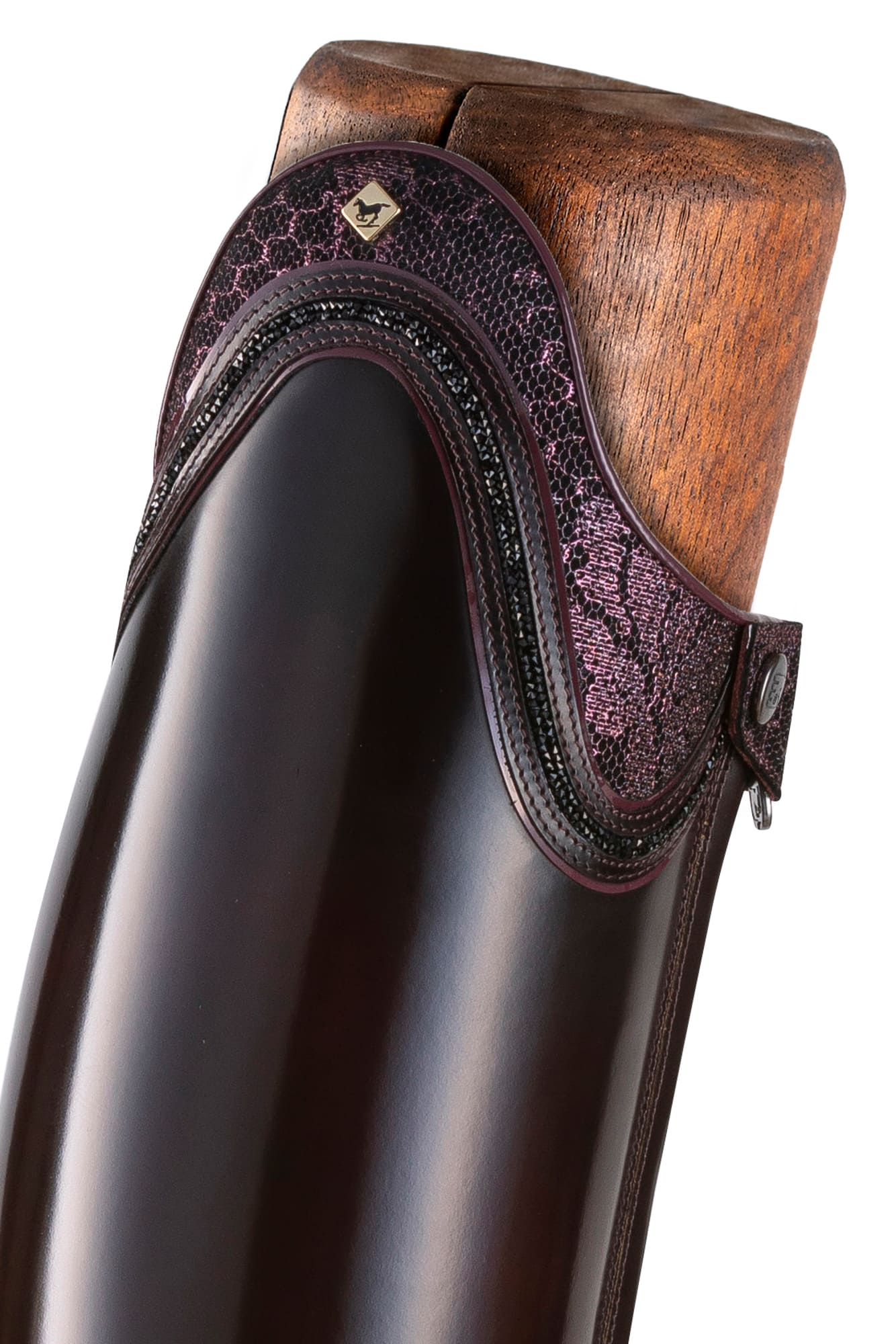 De Niro Raffaello · Vanita Brushed Burgundy — view 2