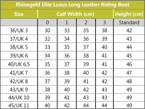 Rhinegold Luxus Long Leather Boot