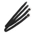 Nylon Spur Straps in Black.