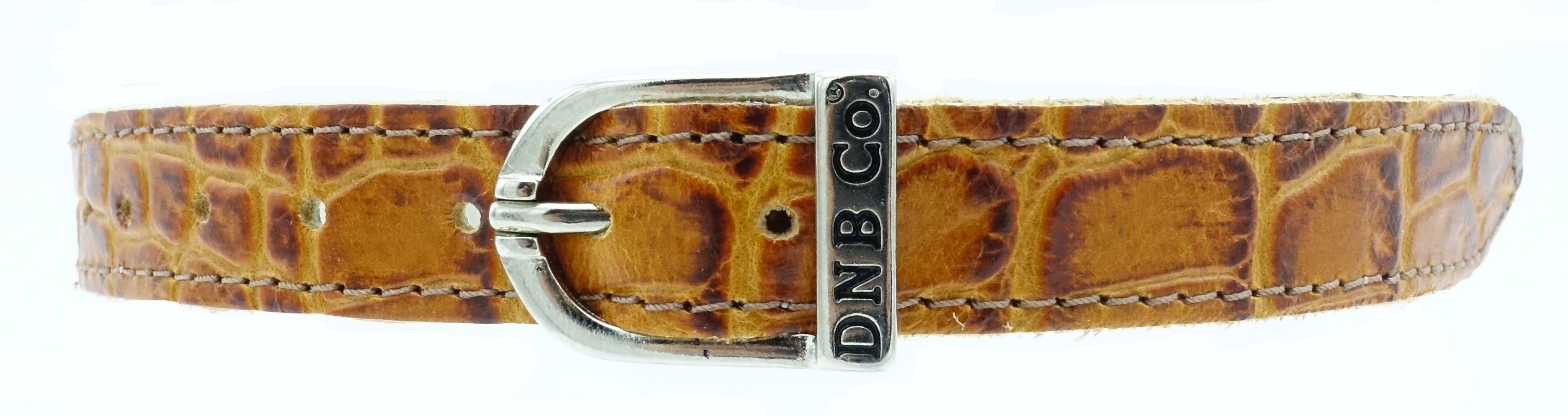 De Niro Crocodile (Malibu) Spur Straps